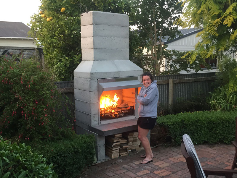 Diy Outdoor Fireplaces Wood Burning, How To Build An Outdoor Fireplace Nz
